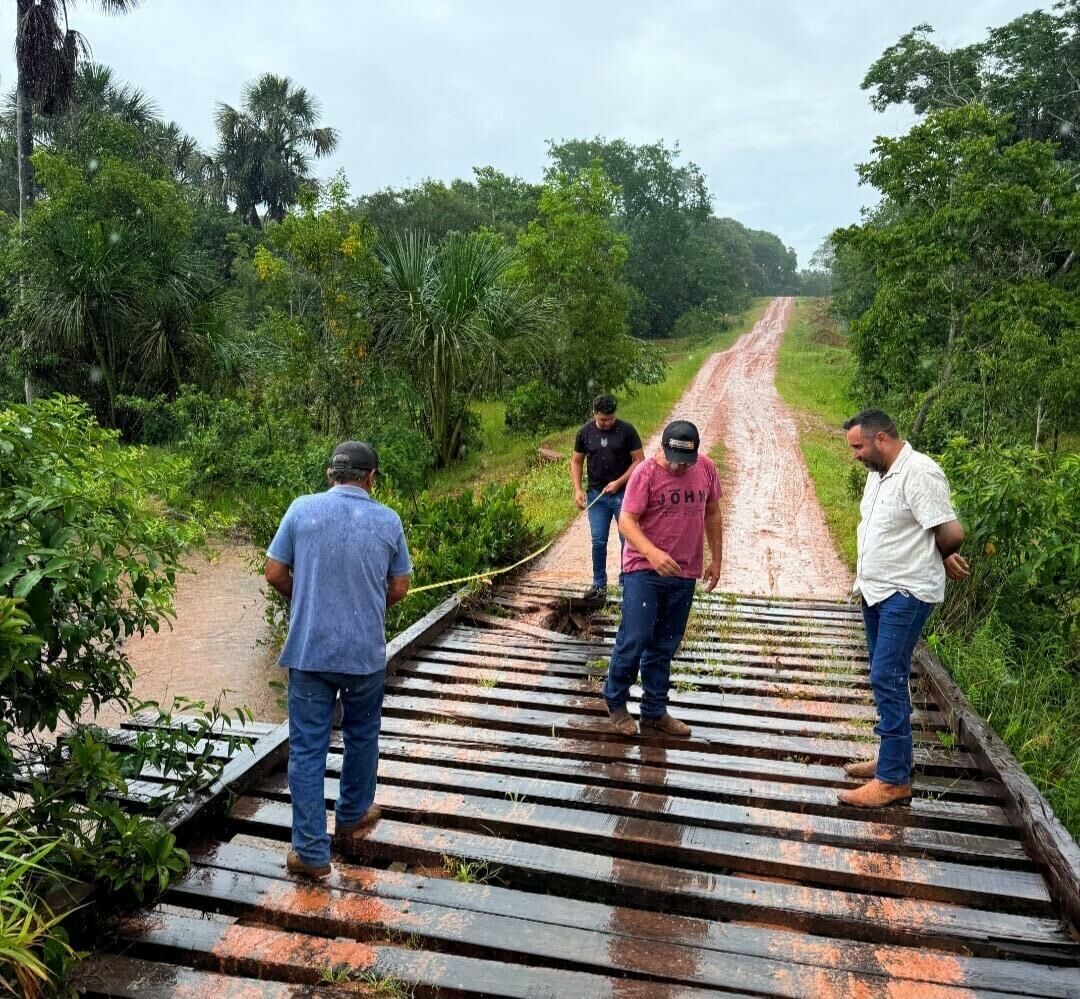 Imagem de compartilhamento para o artigo Prefeito Weliton Guimarães inicia mandato em Alcinópolis com visita à zona rural para tratar da segurança da Ponte Limeira e Areia da MS Todo dia